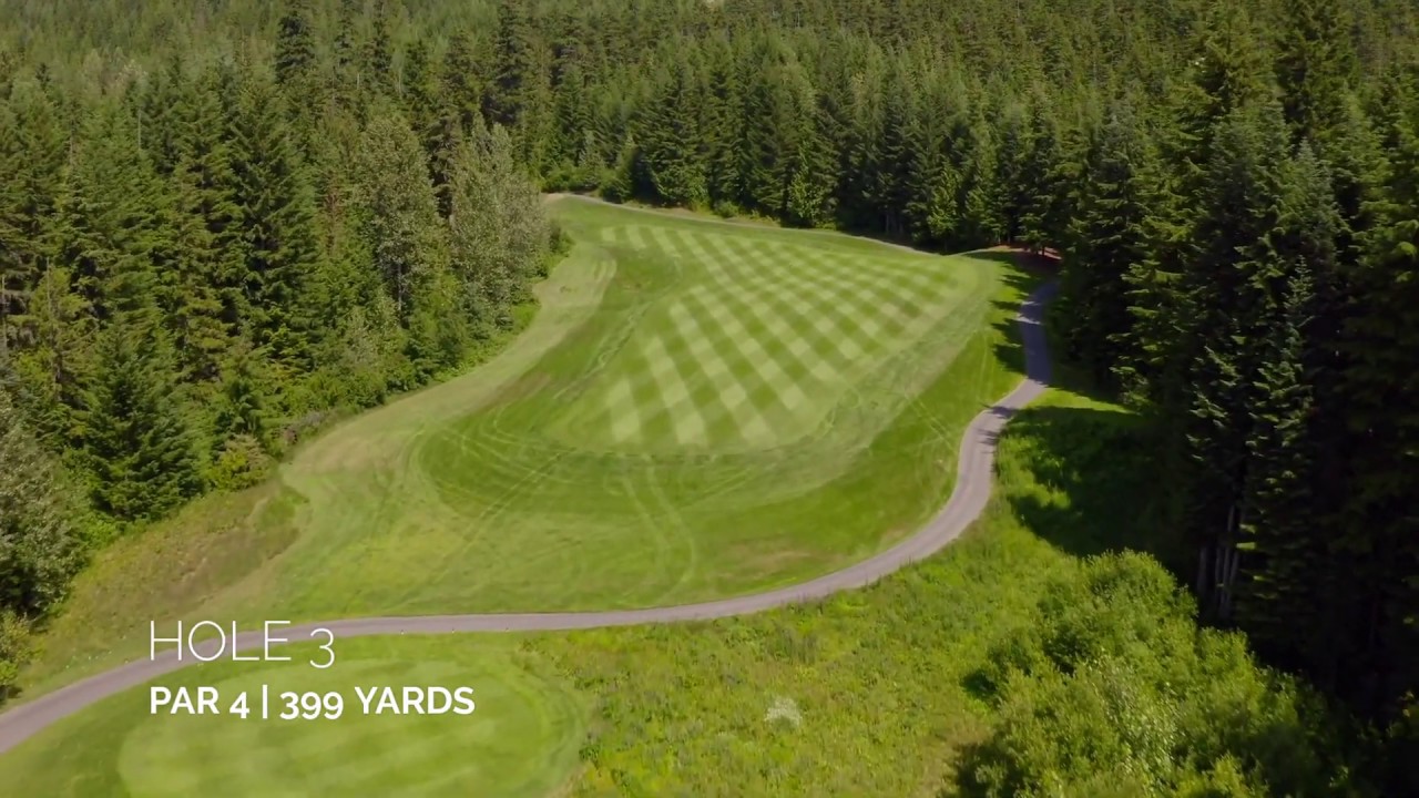 Birdseye View - Front 9 Holes, Fairmont Chateau Whistler Golf Club