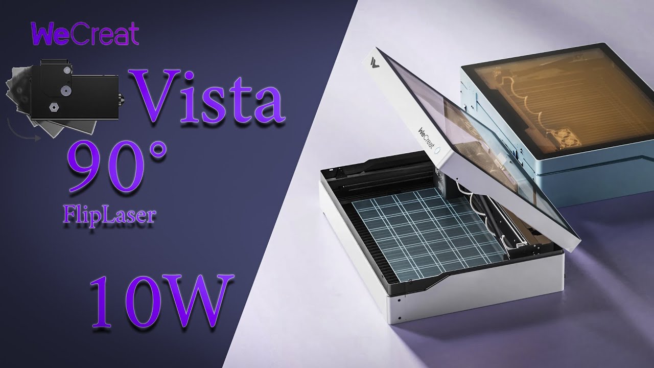 Wecreat Vista : La gravure a 90°