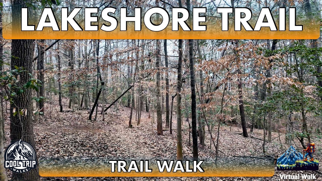 Hike the Lakeshore Trail at Lake Norman State Park [4K] with Cool Trip Walks - Virtual Walks