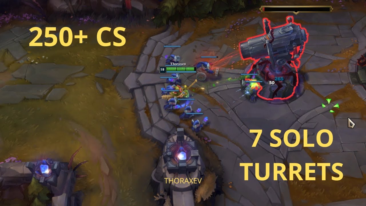 I Discovered the FORBIDDEN Teemo Build... (7 SOLO TURRETS)