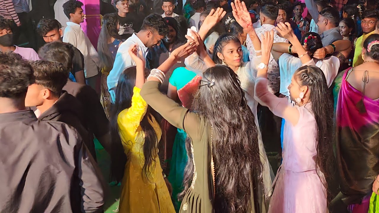 आत्ताचे पोरींचा असाच लग्नात ताल रहल 😜 Vedant Dj Musical MH 🌿 At Nagzari Marriage 2024