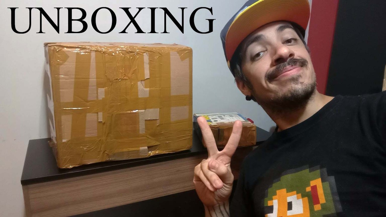 UNBOXING DE CAIXA GIGANTE DE ACTION FIGURES