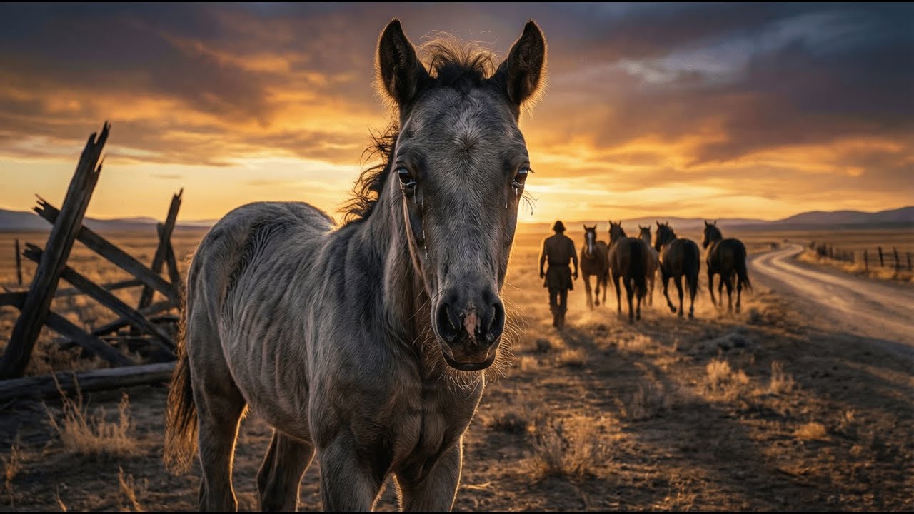 “The Weakest Colt Almost Died on the Trail — What He Dragged Back to the Poor Rancher Became Legend”
