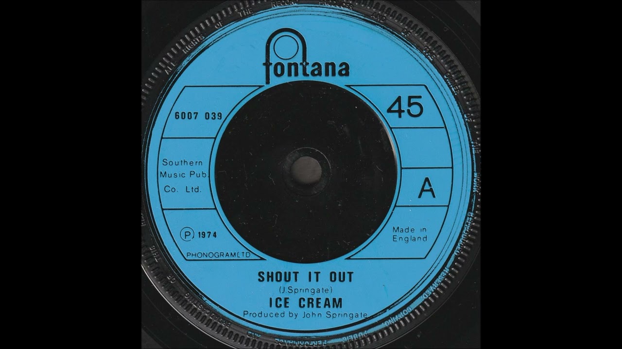 Ice Cream – 1. Shout It Out