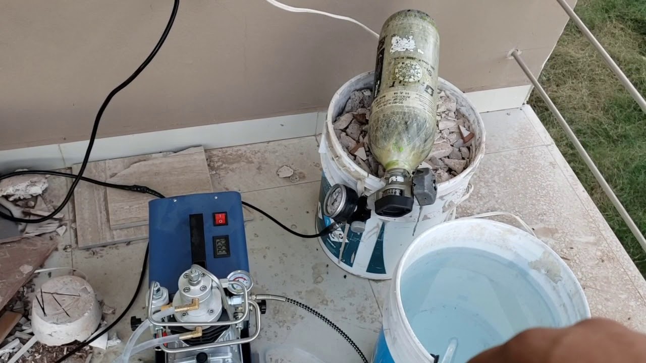 Compresor 4500 psi Yong Heng | Primera vez de llenado. ¿Podrá llenar tanques? ¿Vale la pena?