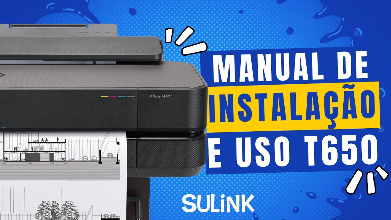 Manual de Instalação e Uso da Plotter HP T250 T650 com Bulk Ink Light 250ml - SULINK