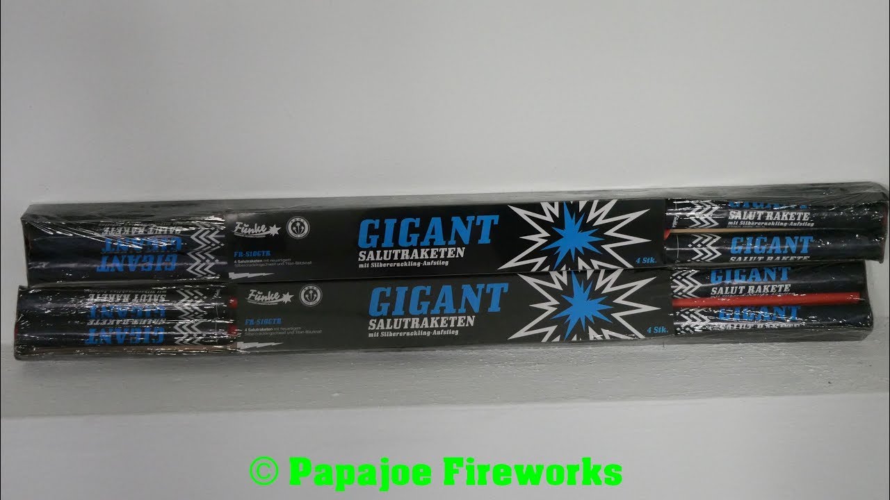 Funke ✪ Gigant Salutraketen F3 ✪