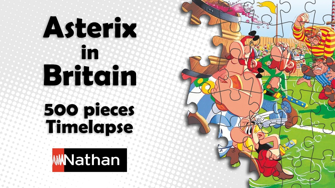 Asterix in Britain (Nathan 12000984) #puzzle #cozy  #timelapse #nathan #asterix