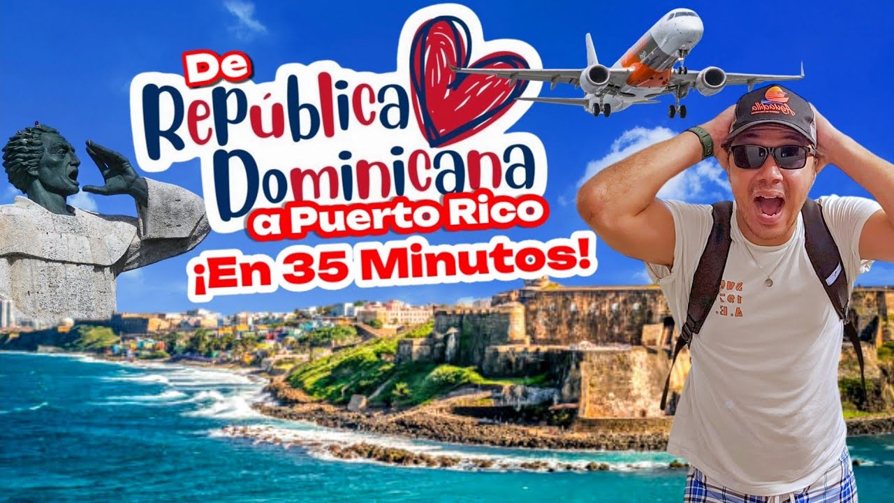 ¡INCREÍBLE! De Santo Domingo 🇩🇴 a Puerto Rico 🇵🇷 en 35 MINUTOS | Vuelo Sky High.