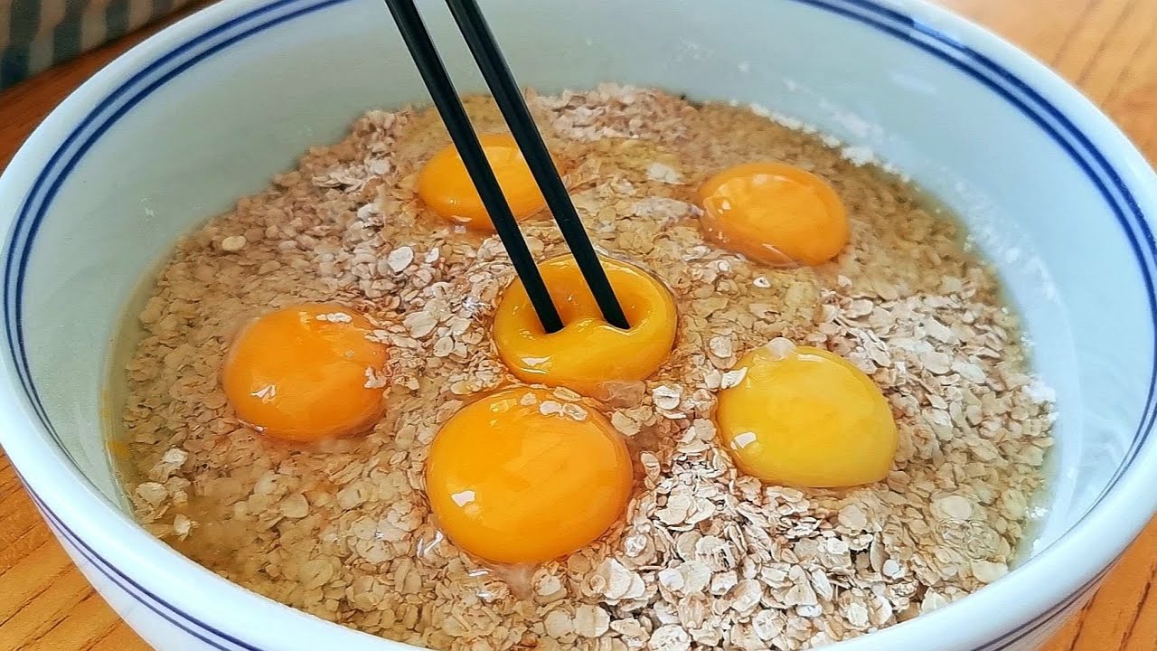 鸡蛋别炒着吃了，加一碗麦片，这样做比吃肉还香，出锅就被扫光光