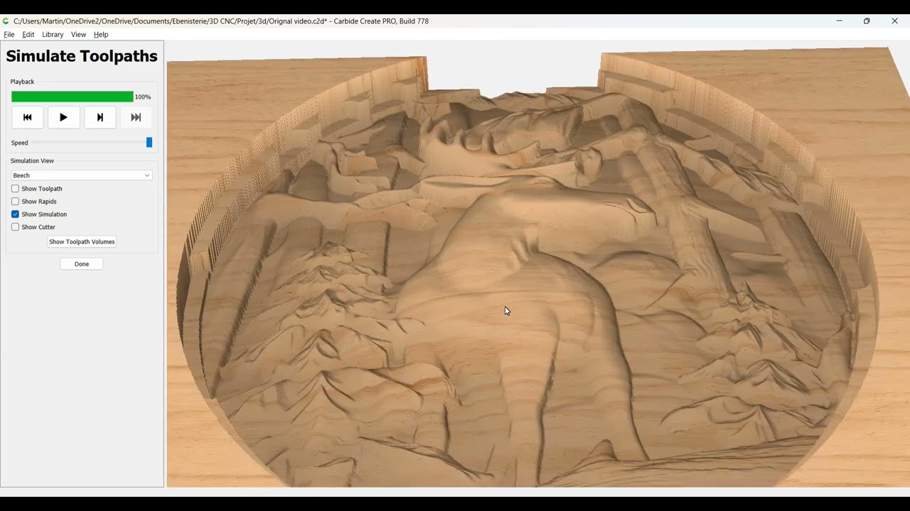 How to do 3D at a CNC using Carbide Create. Parlons bois/Let's Talk About Wood Ep.446