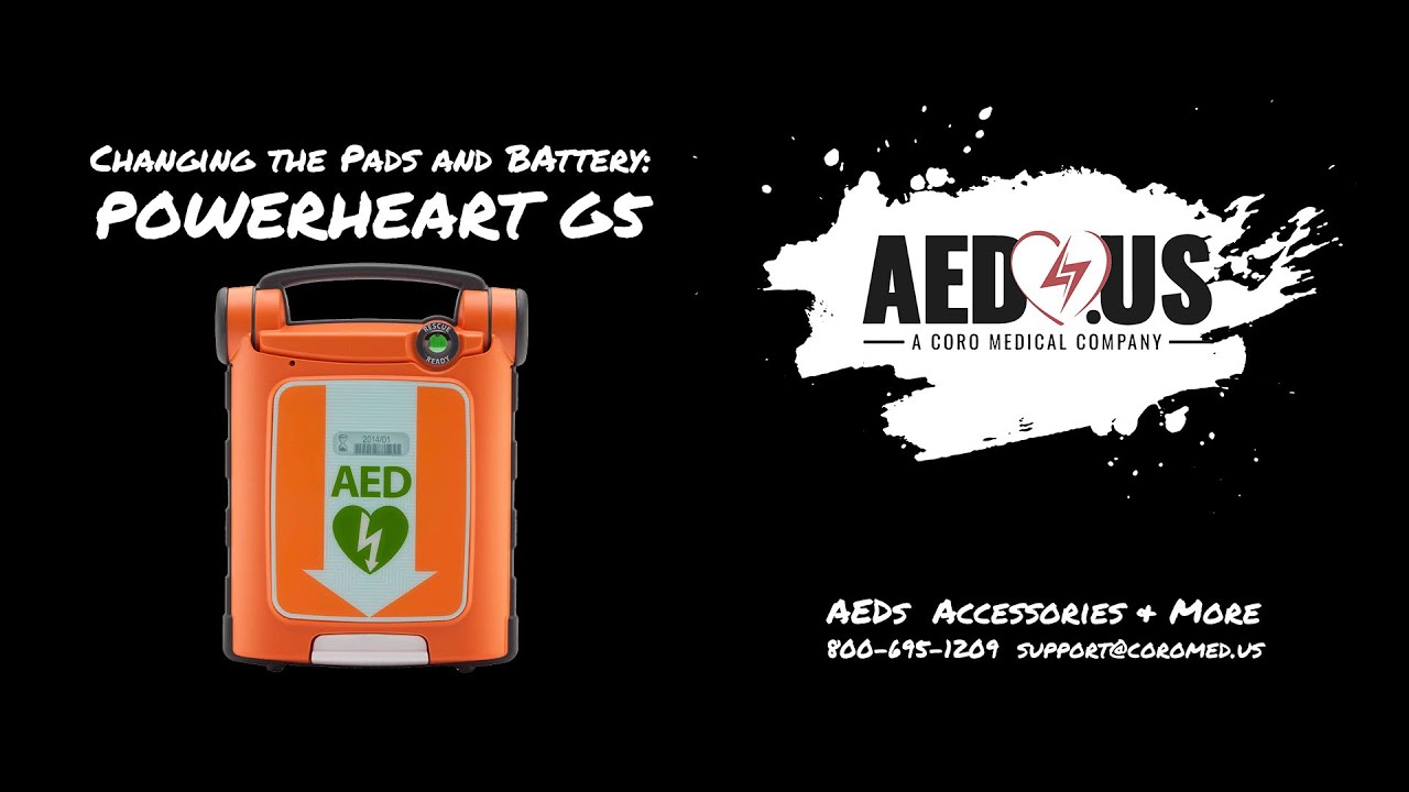 Changing the Pads and Batteries in the Powerheart G5 AED | AED.US