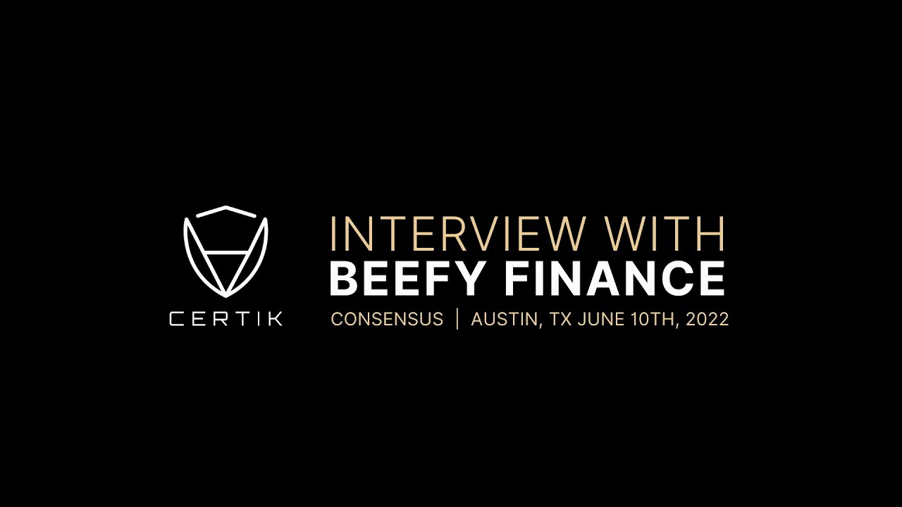 Consensus 2022 | What is Beefy Finance? | Interview with CertiK