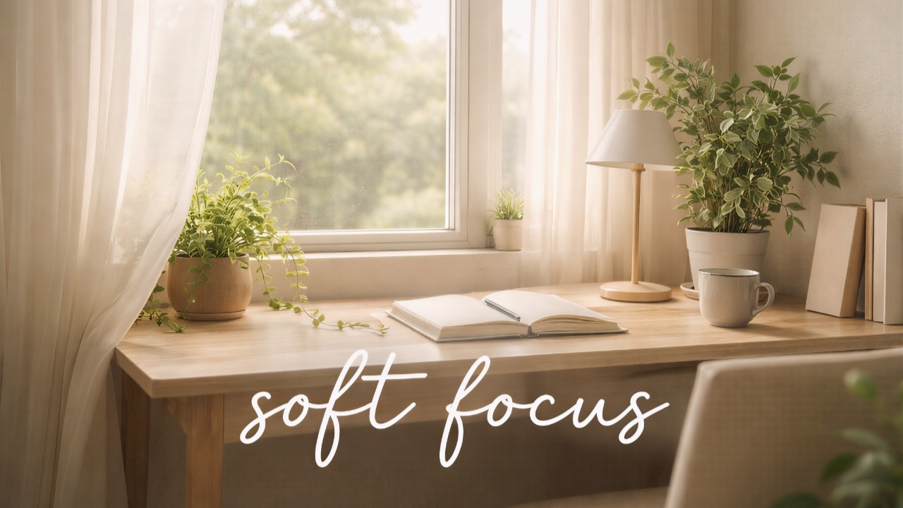 Soft Focus 🌿 | Tranquil Lo-fi for Calm Work & Creative Flow