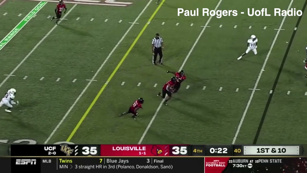 Paul Rogers call of the Louisville-UCF game with video!