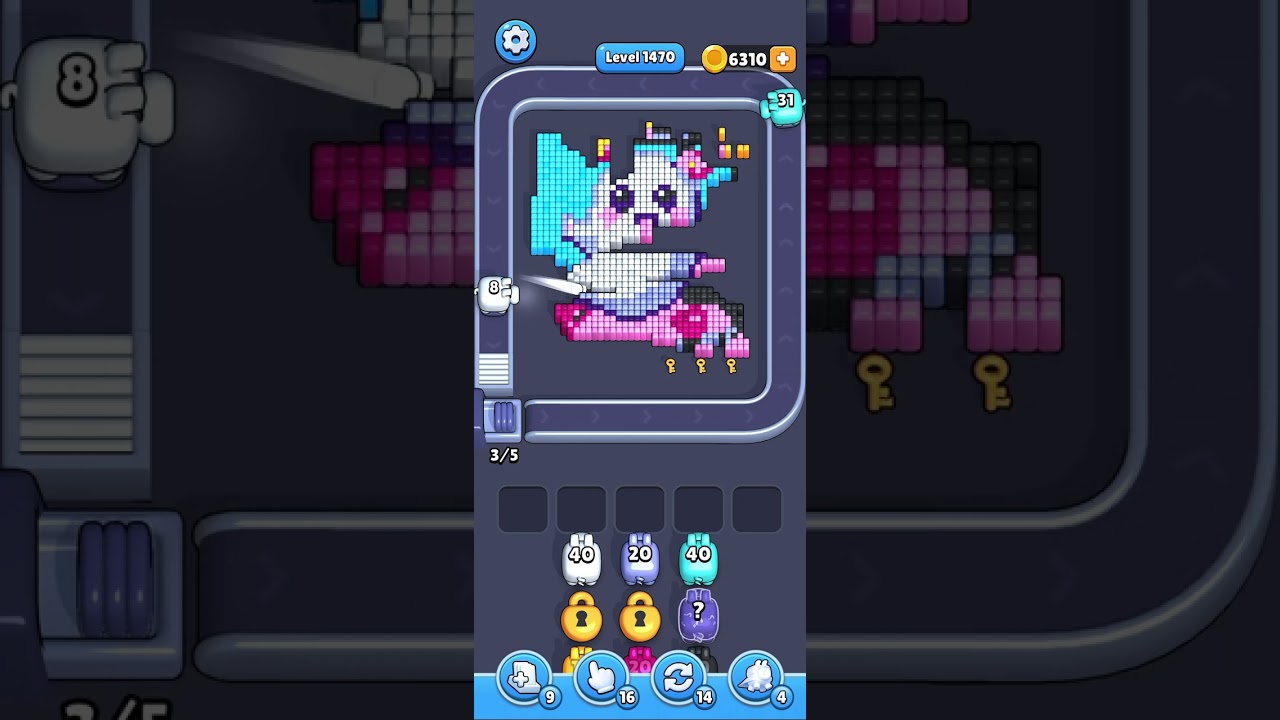 Pixel Flow Level 1470 – Full Walkthrough (No Commentary)