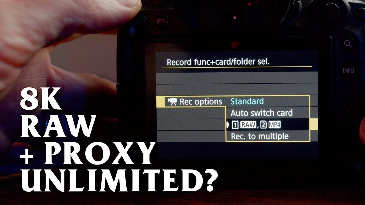 Canon R5 Continuous 8K RAW Light + Proxy Workflow