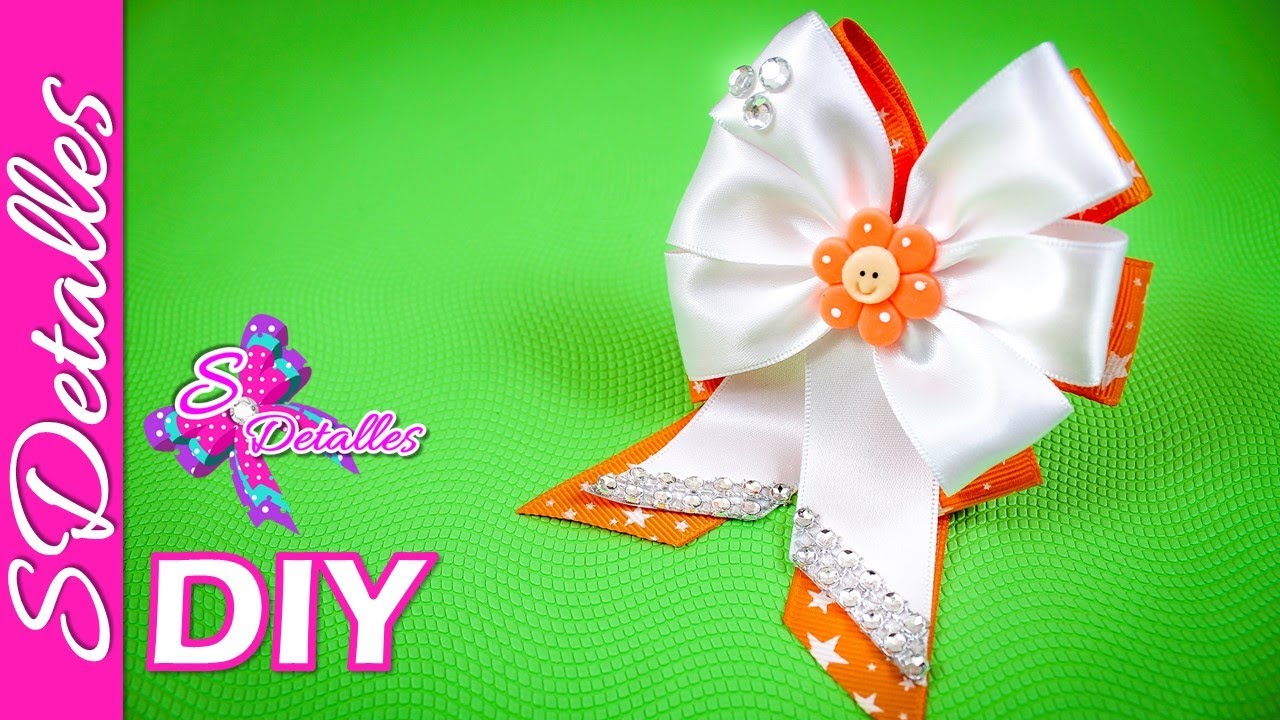Como hacer lazos: Lazo de cinta de 3 Lazadas - | Video# 11 | SDetalles | DIY
