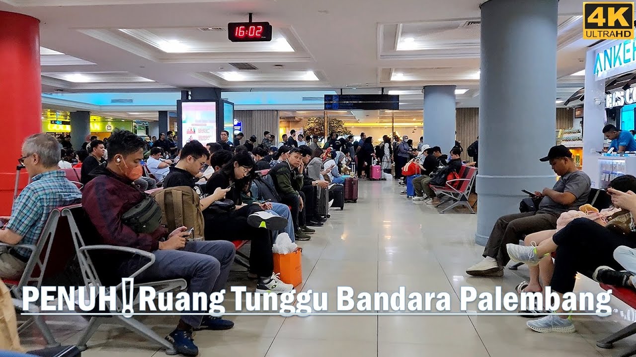 Palembang Airport❗LRT, Checkin & Departure Gate Bandara Sultan Mahmud Badaruddin II South Sumatera