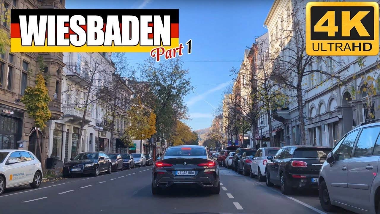 [4K] WIESBADEN city 🇩🇪 driving tour , Germany, part #1 GERMANY