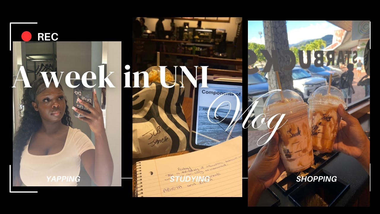 UNI VLOG| GROCERY HAUL| STARBUCKS + MORE