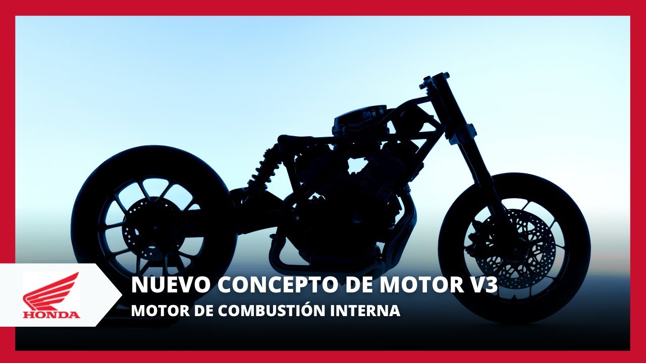 Nuevo concepto de motor V3 Honda 2025