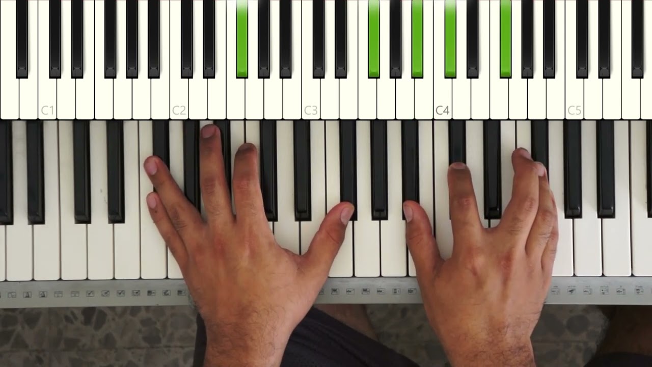 no me lo puedo explicar Tiziano Ferro piano tutorial