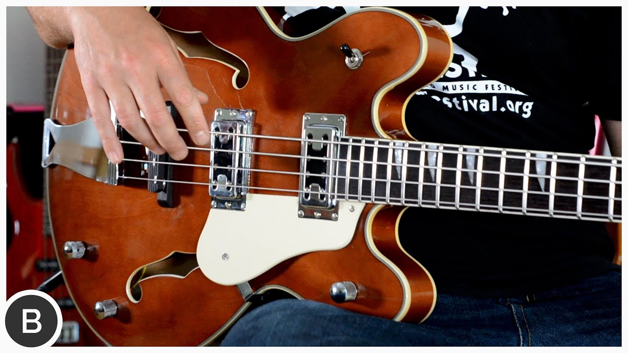 Affordable Semi-Hollow Bass // Harley Benton HB-60 WB