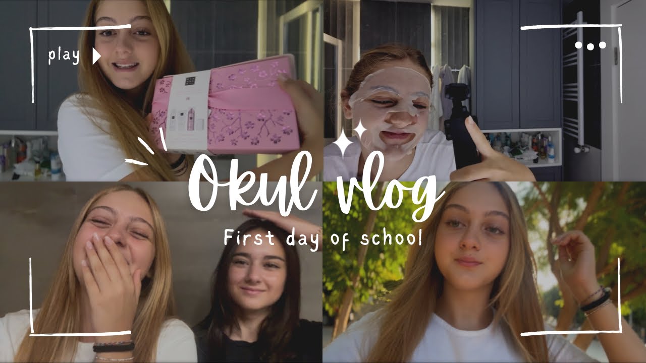 OKUL VLOG (çok zor anlar yaşadım)