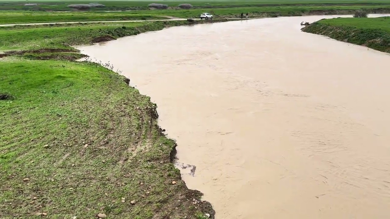 تنبيه عاجل: ارتفاع منسوب وادي ارضاتنظراً للارتفاع الكبير في منسوب مياه وادي ارضات جراء التساقطات.