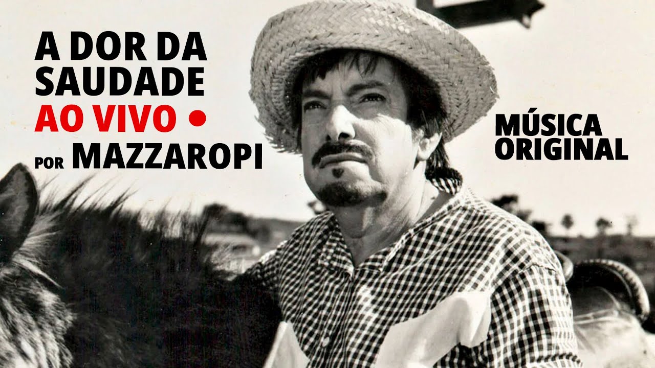 A Dor da Saudade AO VIVO cantada por MAZZAROPI em 1978, no Circo Romano | Limeira | Música Original
