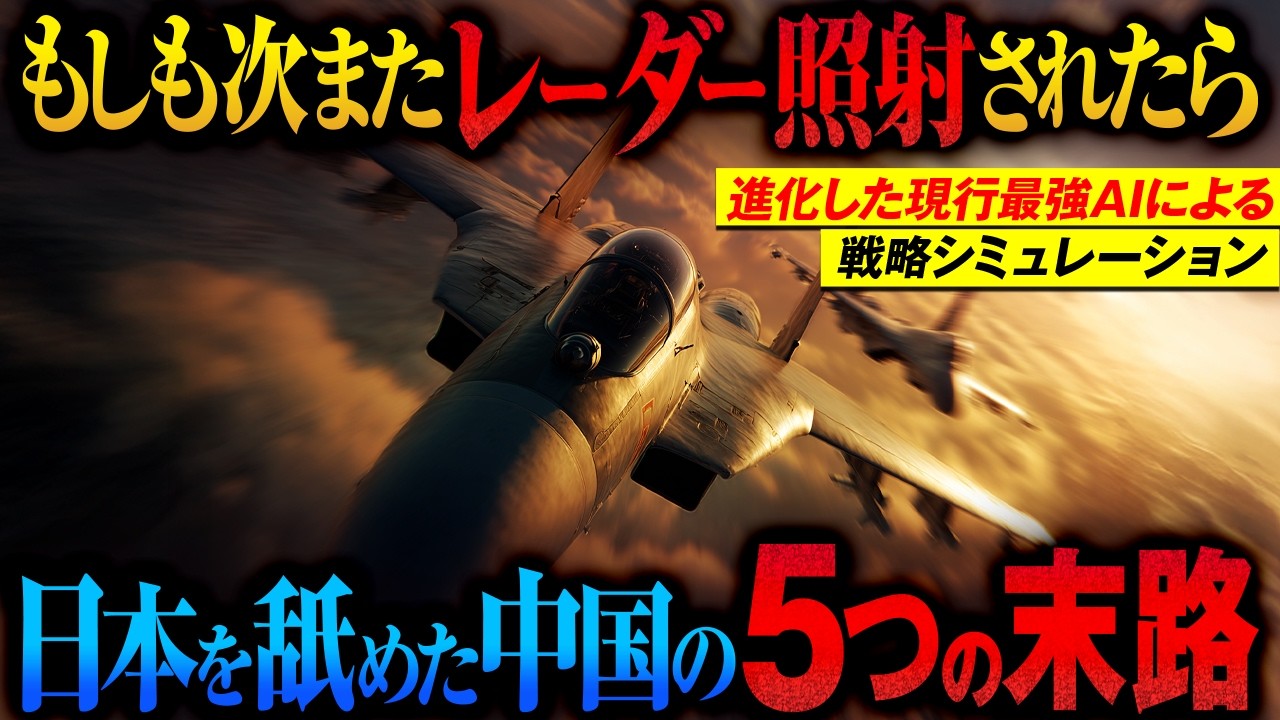 「実は今回の件で日本はとんでもないもの得ていた」もしもレーダー照射した中国軍J-15と日本の自衛隊F-15Jが戦うことになったら【AIシミュレーション】