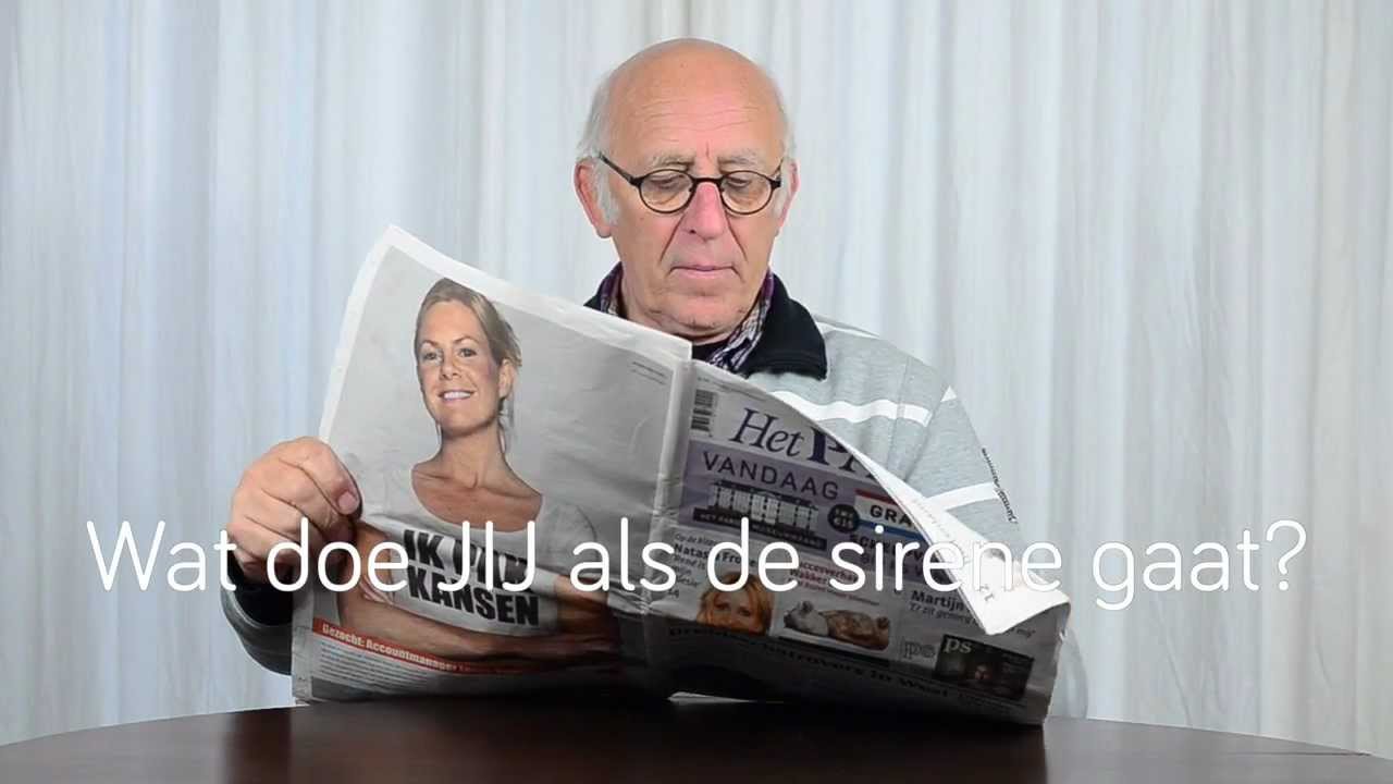 Als de sirene gaat... #testjerookmelder