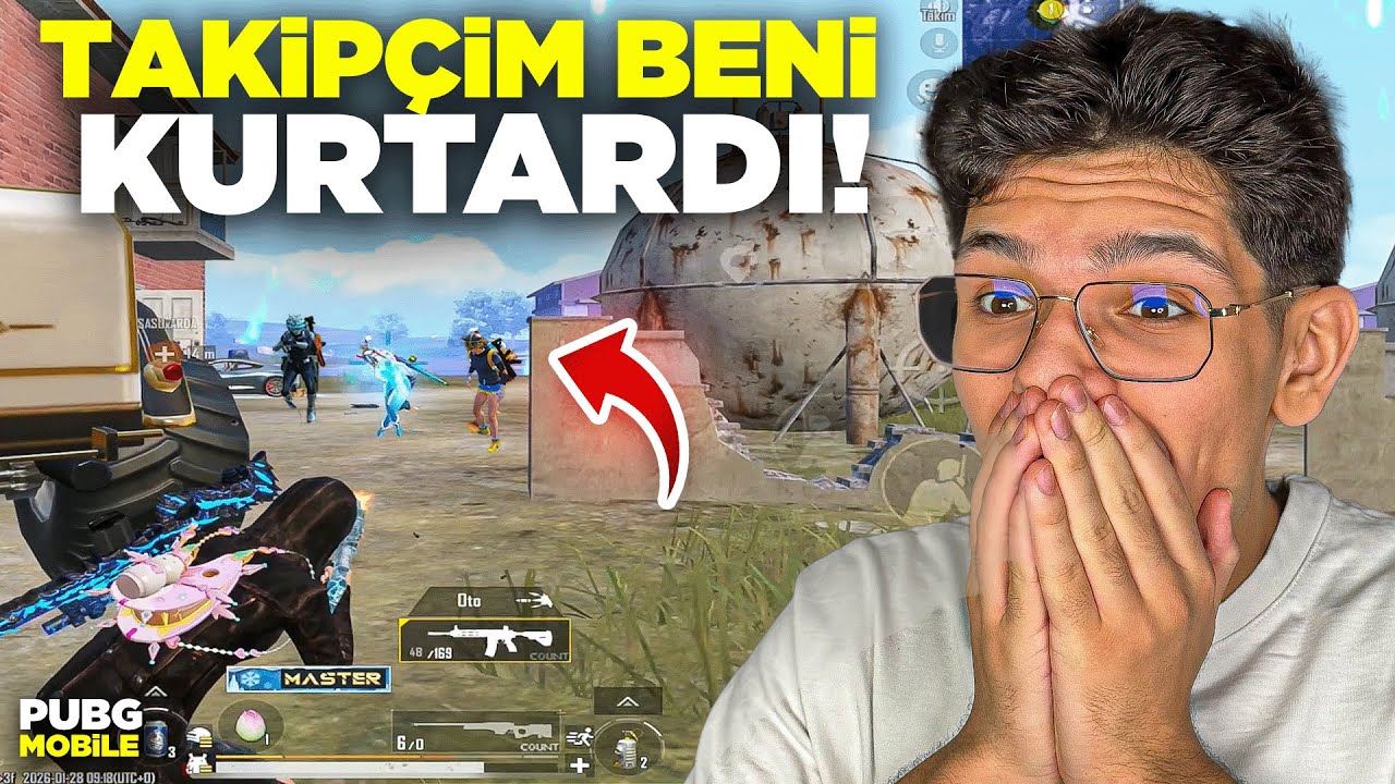 TAKİPÇİM BENİ EKSİ YEMEKTEN KURTARDI! - PUBG MOBİLE