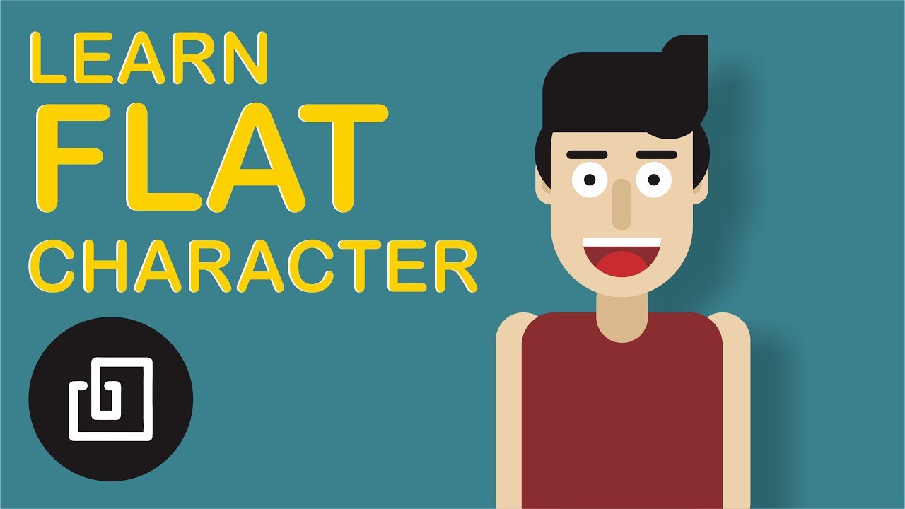 Easy way to Draw Flat Design Character - CorelDRAW Tutorials