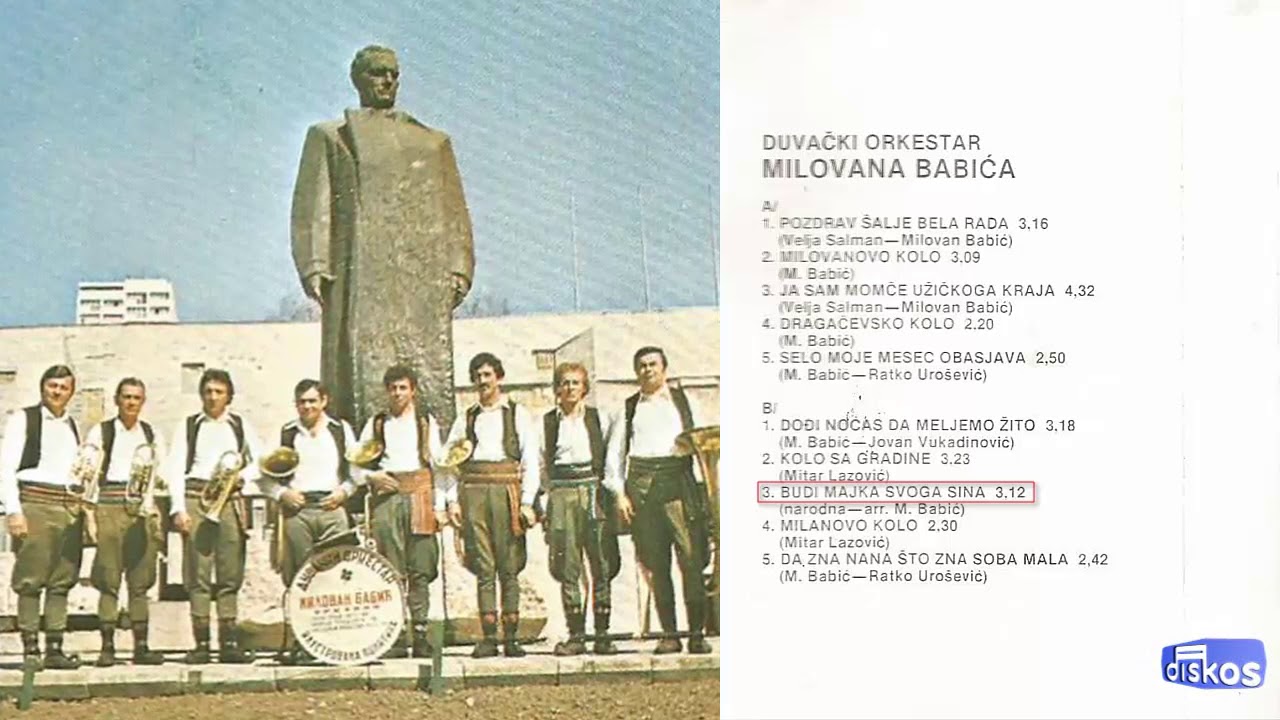 Duvacki Orkestar Milovana Babica - Budi majka svoga sina - (Audio 1982)