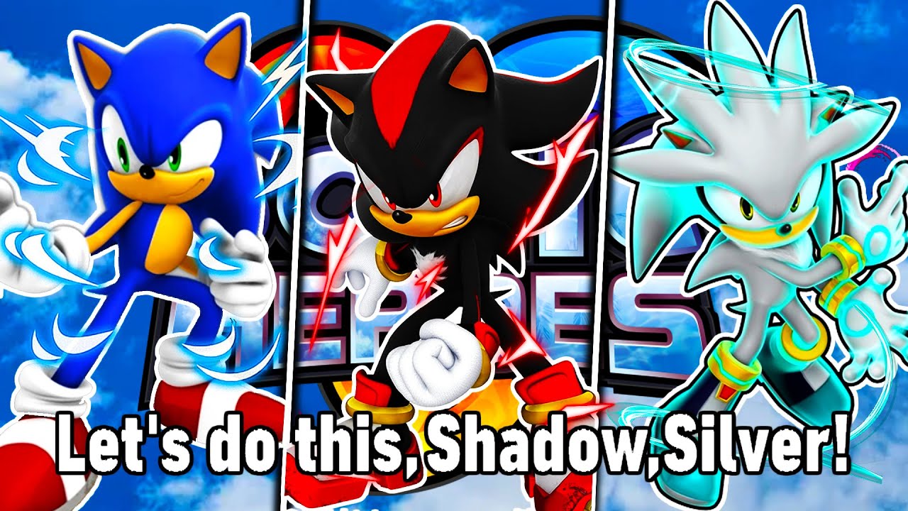 Sonic Heroes: Full Longplay All Zones and Bosses (Team 06 Sonic Shadow Silver )