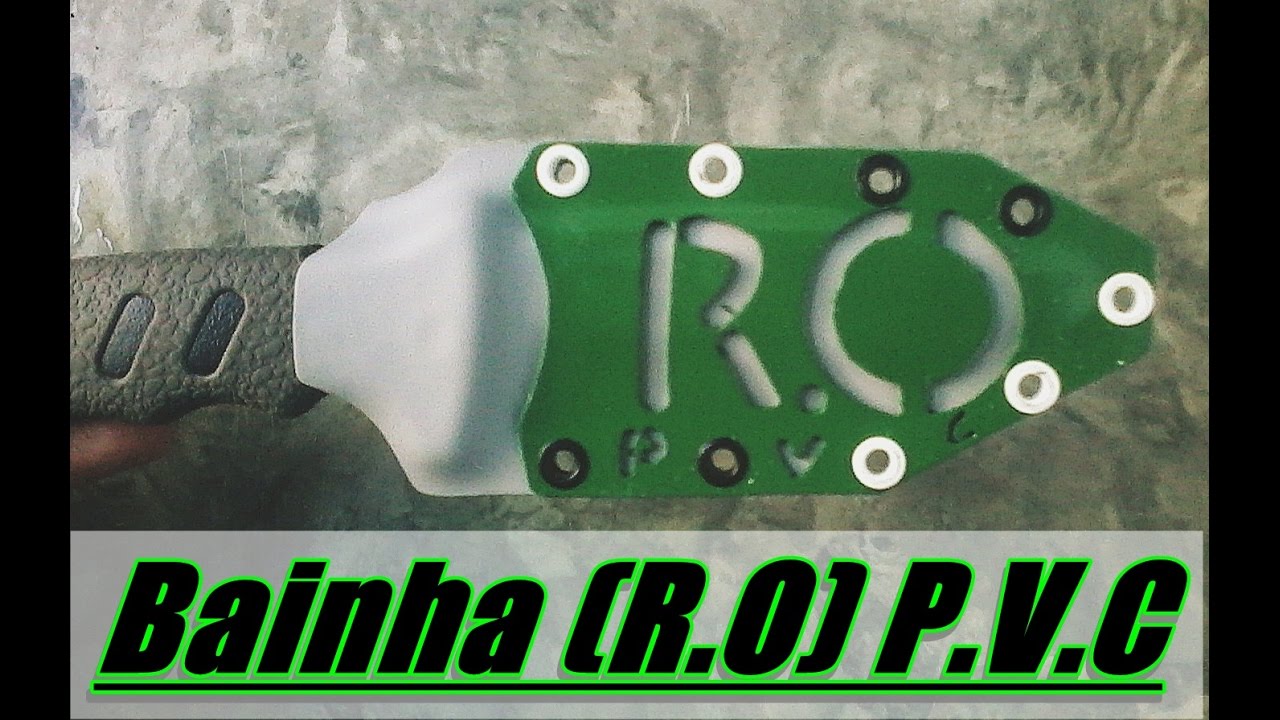 Faca Rubber Bainha de P.V.C