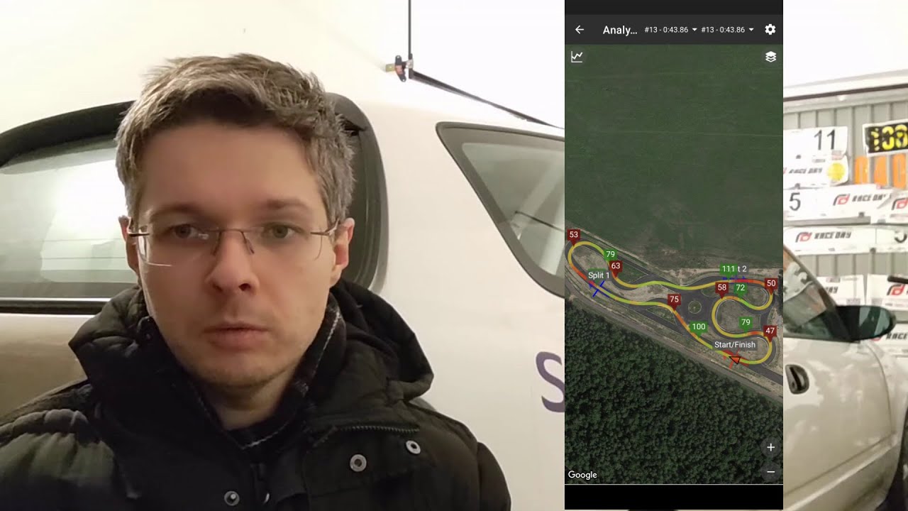 Pomiary czasu na Torze Białystok część II: racechrono + 10 Hz GPS vs pomiar z onboardu