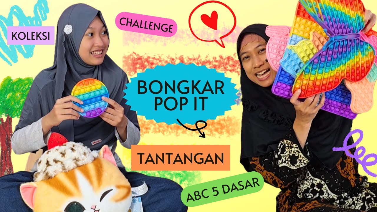Tantangan Pop It Main ABC 5 Dasar 😄 Asti Kunyit - Bunda Aqilla Eps 484