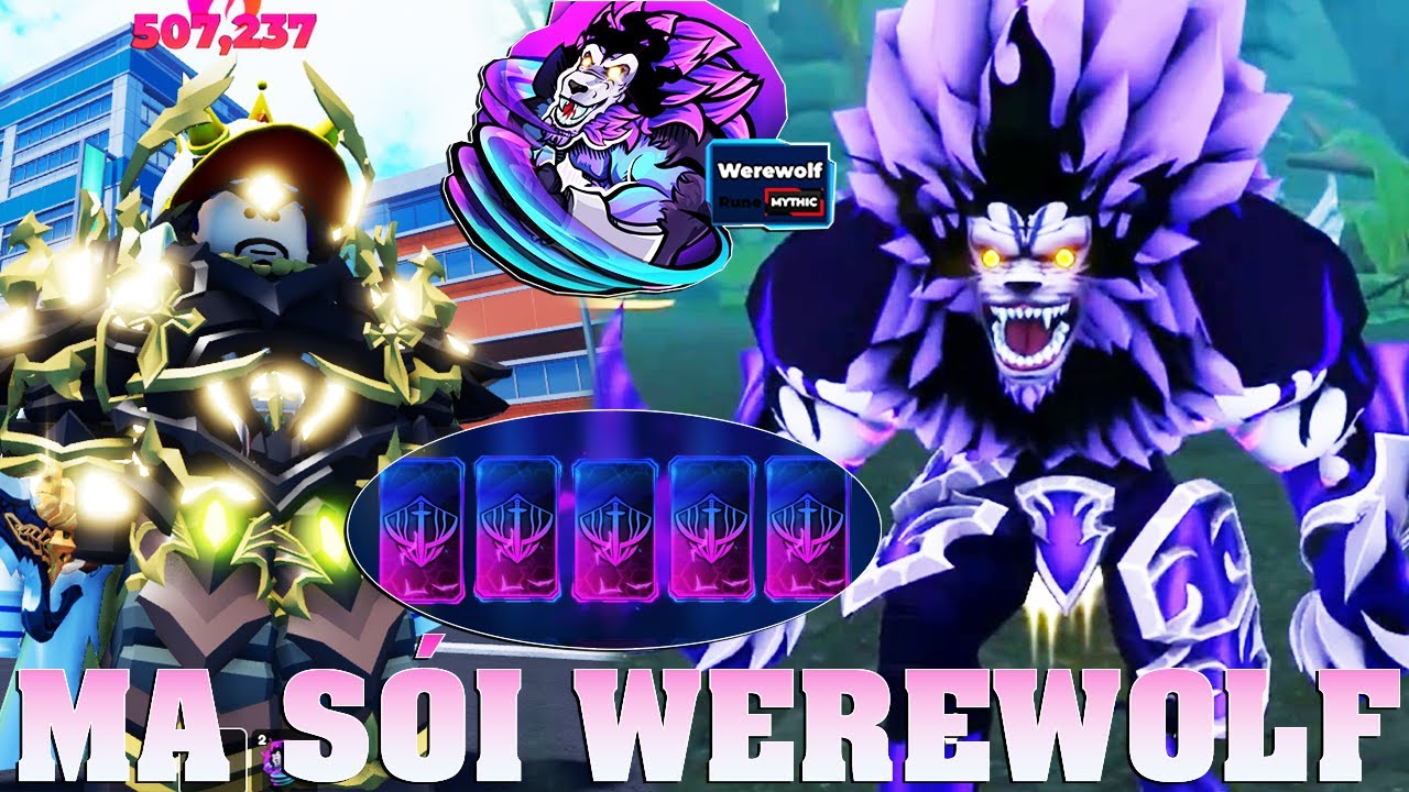 Roblox – LẤY SỨC MẠNH THẦN THOẠI WEREWOLF NHÌN NHƯ TRÁI ÁC QUỶ SÓI TRONG BLOX FRUIT | Solo Hunters