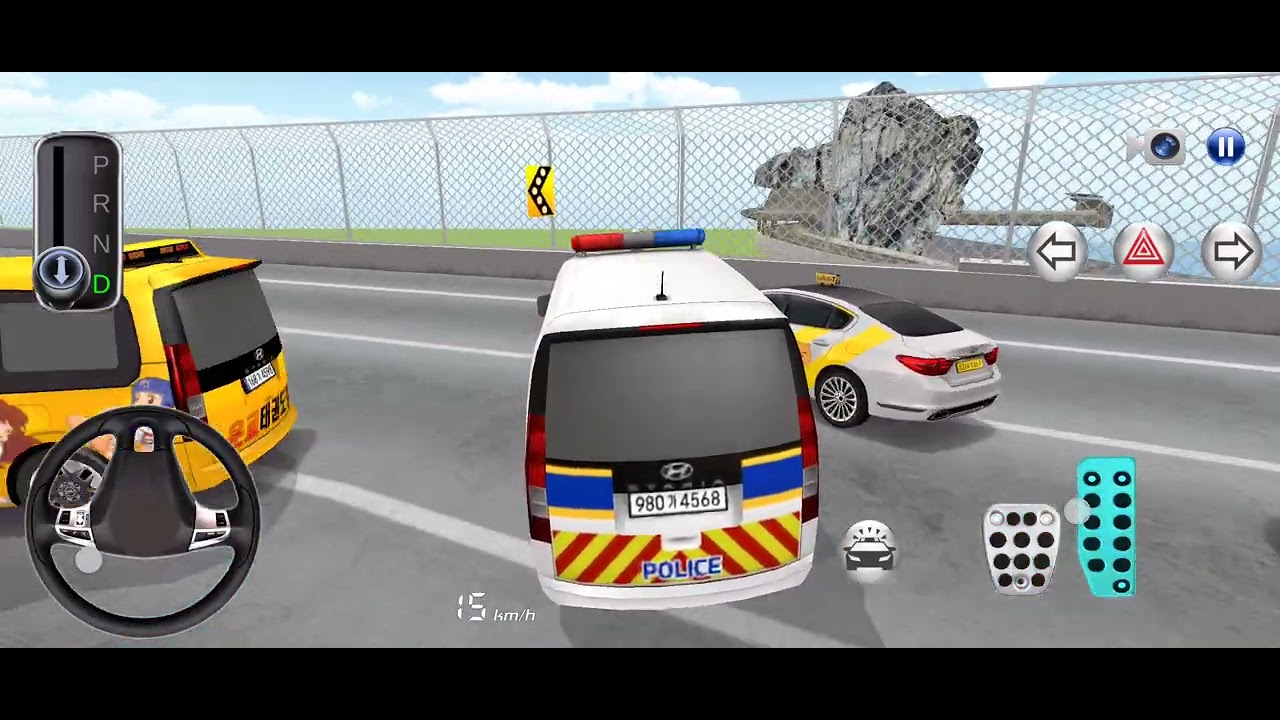 🚚🚕🚒Aula de Condução 3D  44 Gameplay Infantil 🚒🚕🚚