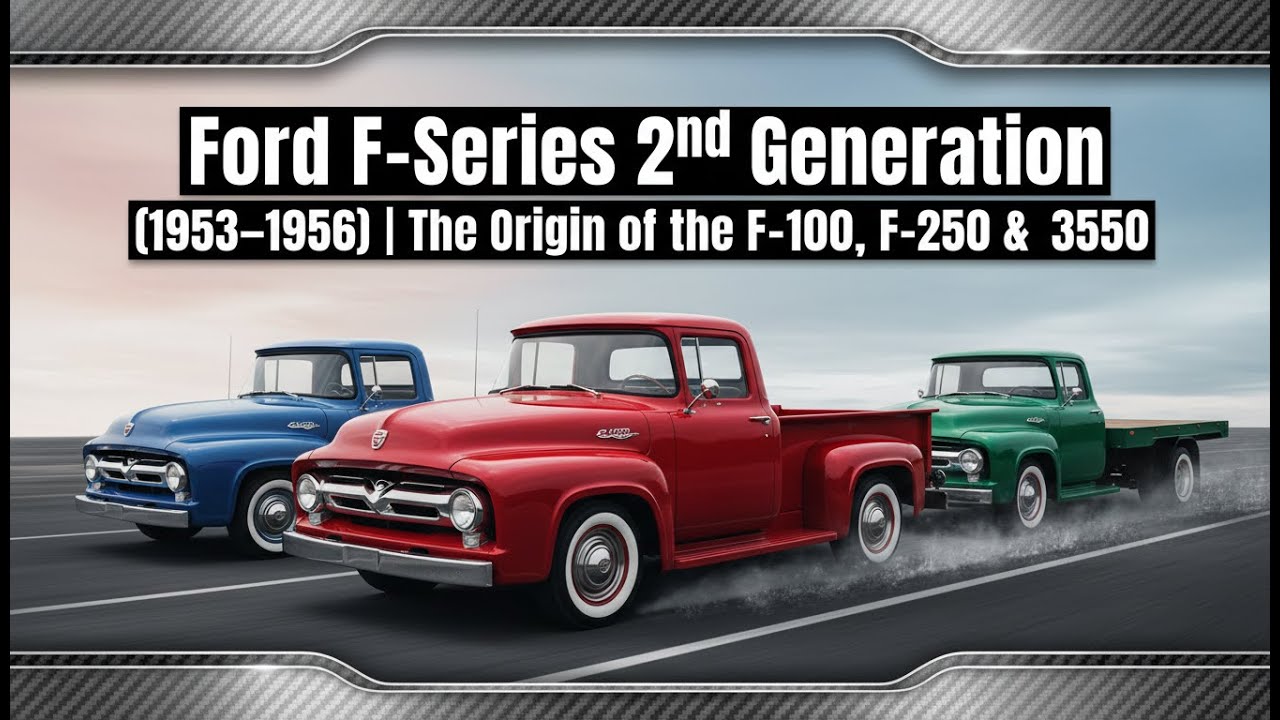 Ford F-Series 1953–1956 Full History | F-100, F-250 & F-350 Classic Trucks