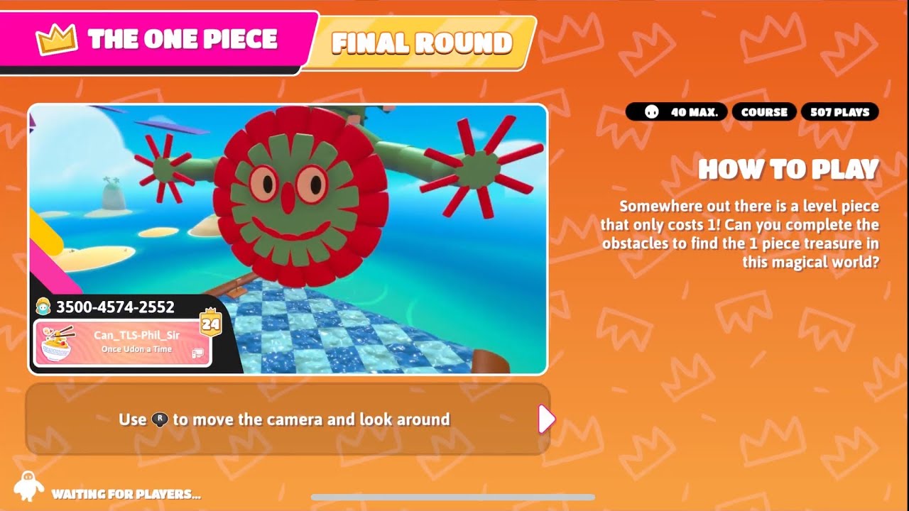 I played “The One Piece” Long Hard Creative Map - Fall Guys 