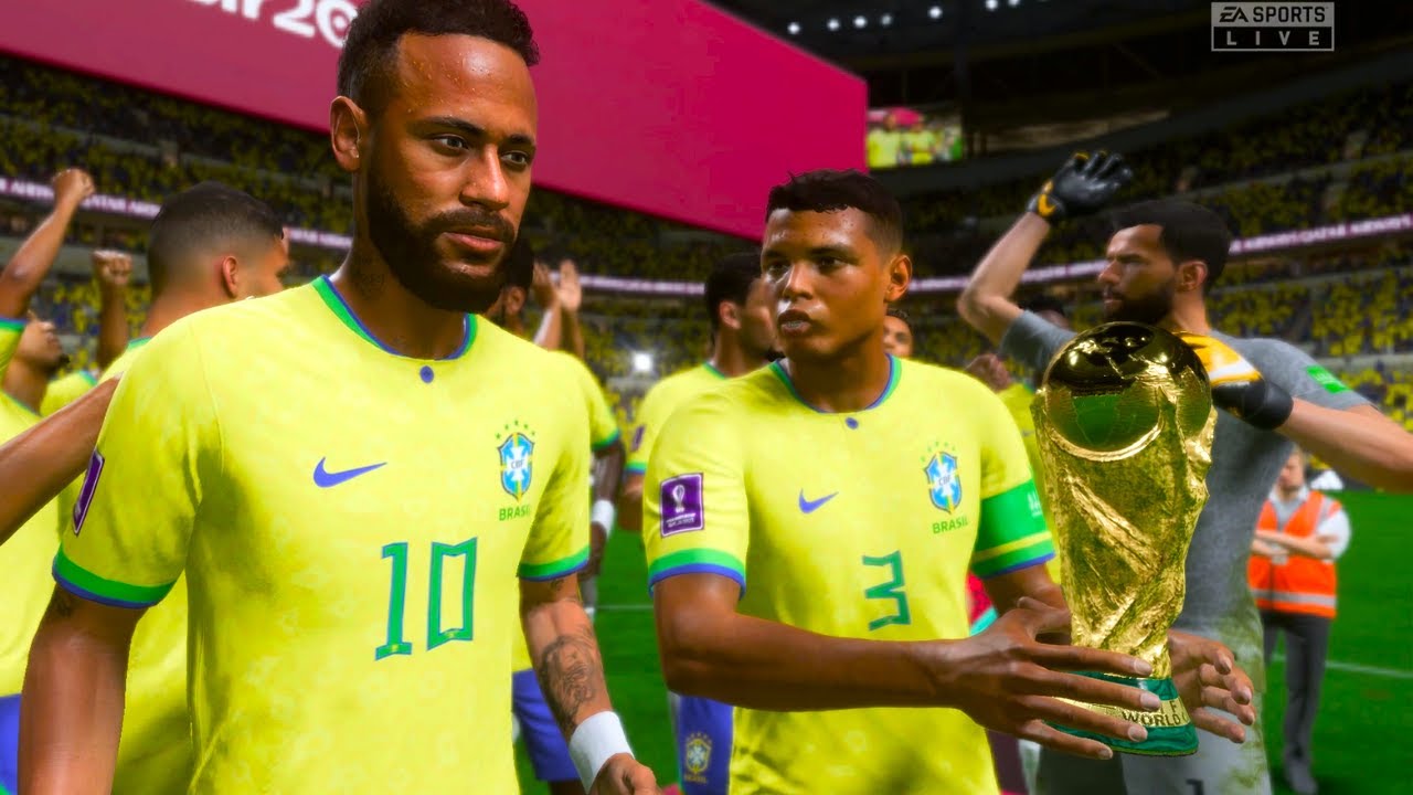 FIFA 23 -BRAZIL  VS ARGENTINA ! PENALTY SHOOTOUT! FIFA  WORLD CUP FINAL 2022  QATAR  ! FIFA 23 PC !