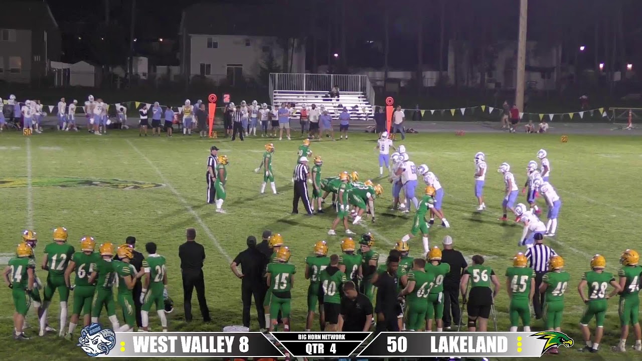 Varsity High School Football - West Valley Rams vs. Lakeland Hawks