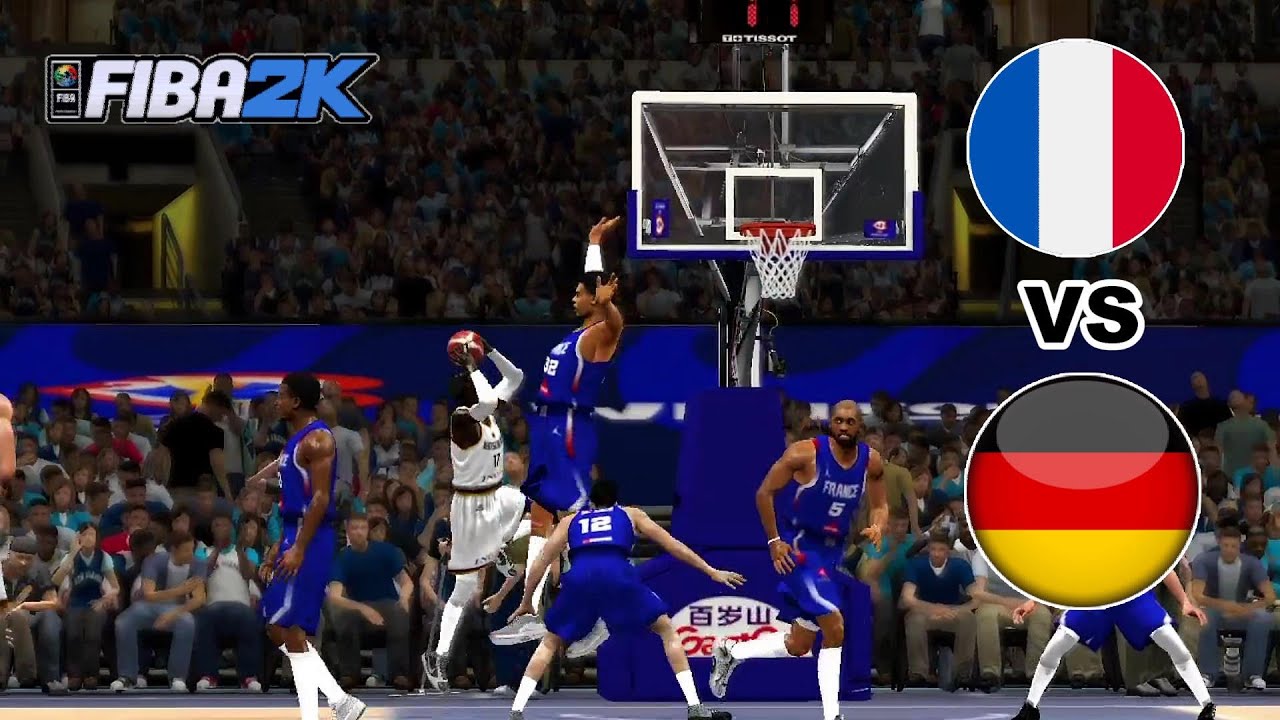 FRANCE VS GERMANY l Full Game Highlights FIBA TOURNAMENT EXHIBITION FIBA2K25