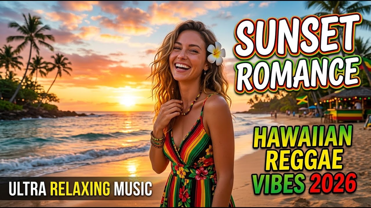 Hawaiian Reggae Escape 🌴 Tropical Island Vibes for Relaxing Day