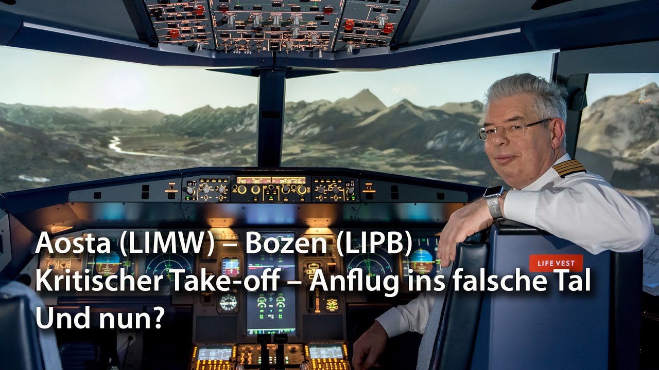 Aosta (LIMW) – Bozen (LIPB) und ein Anflug im falschen Tal