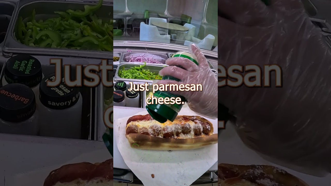 Subway Sandwiches POV How To Order The Perfect Meatball Sub At Subway